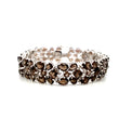 Natural Smoky Quartz Gemstone 925 Sterling Silver Bracelet | Paraiso Jewels