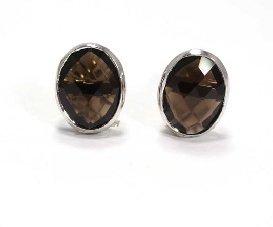 Pair of Smoky Qurtzs Cufflinks