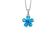 Natural Swiss Blue Topaz Pendant 925 Sterling Silver | Paraiso Jewels