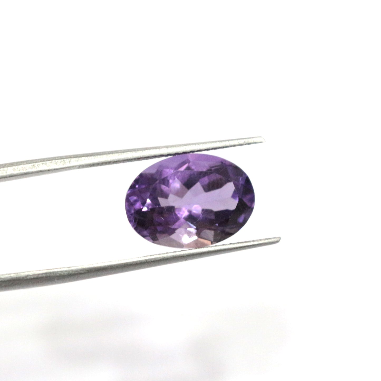 Natural Purple Amethyst Oval Calibration Loose Gemstone