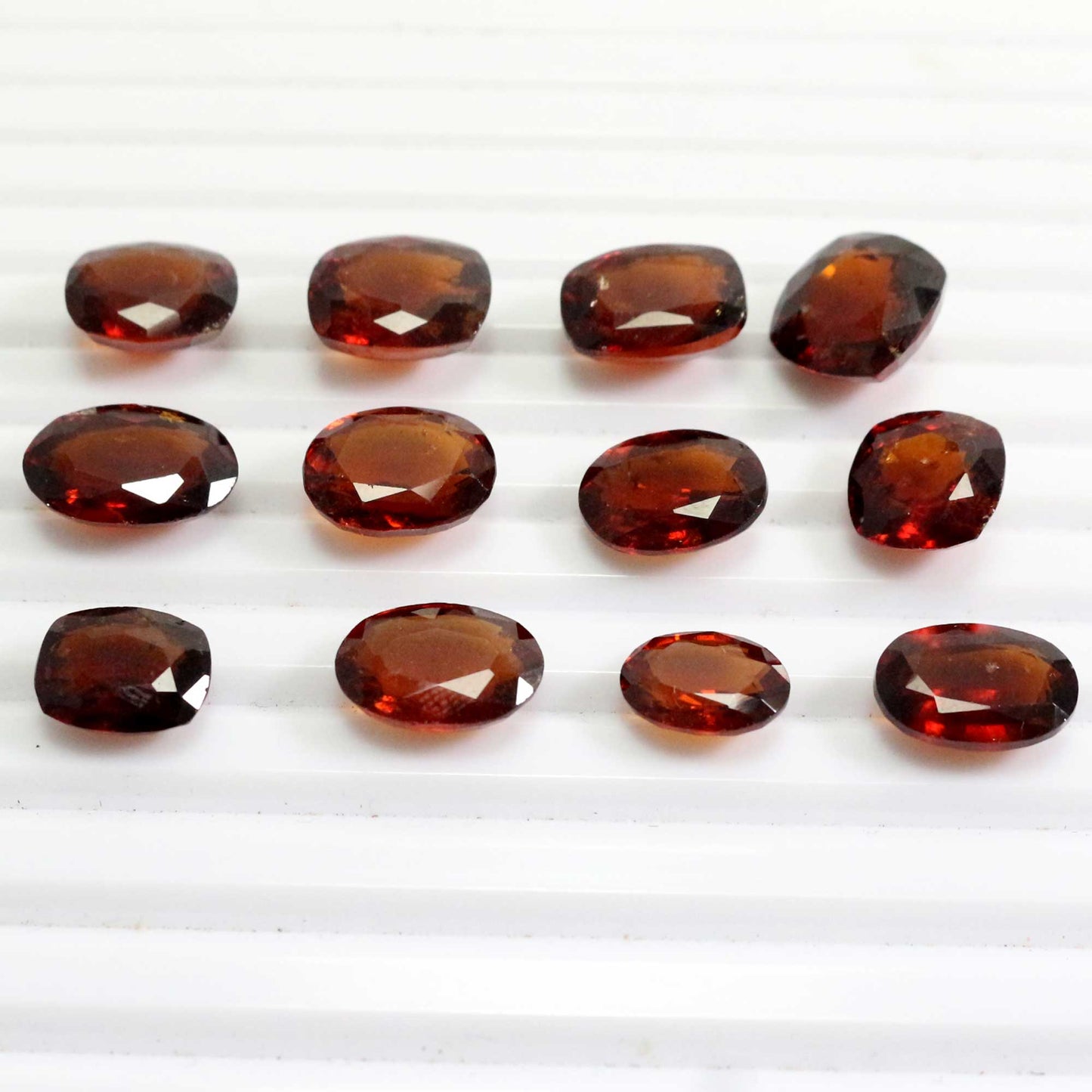 Natural Red Garnet 4x6 Oval Calibration Loose Gemstone
