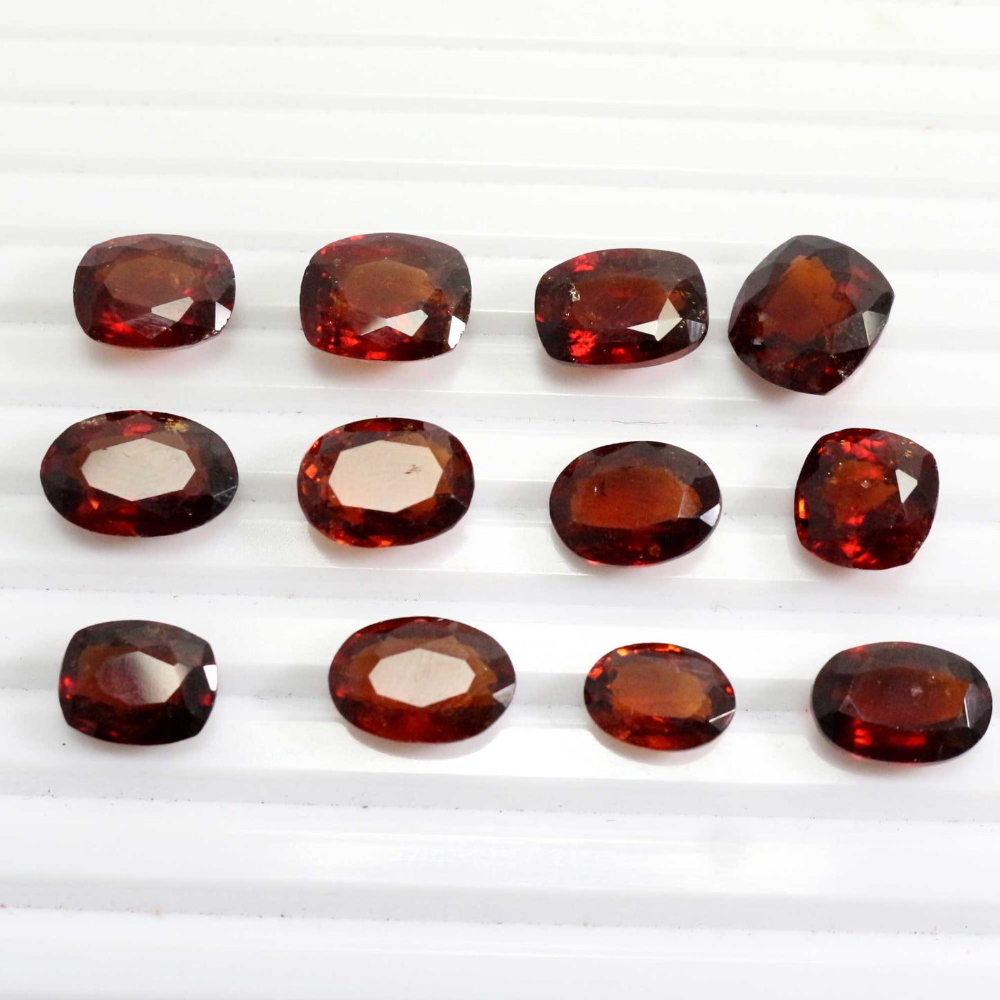 Natural Red Garnet 4x6 Oval Calibration Loose Gemstone