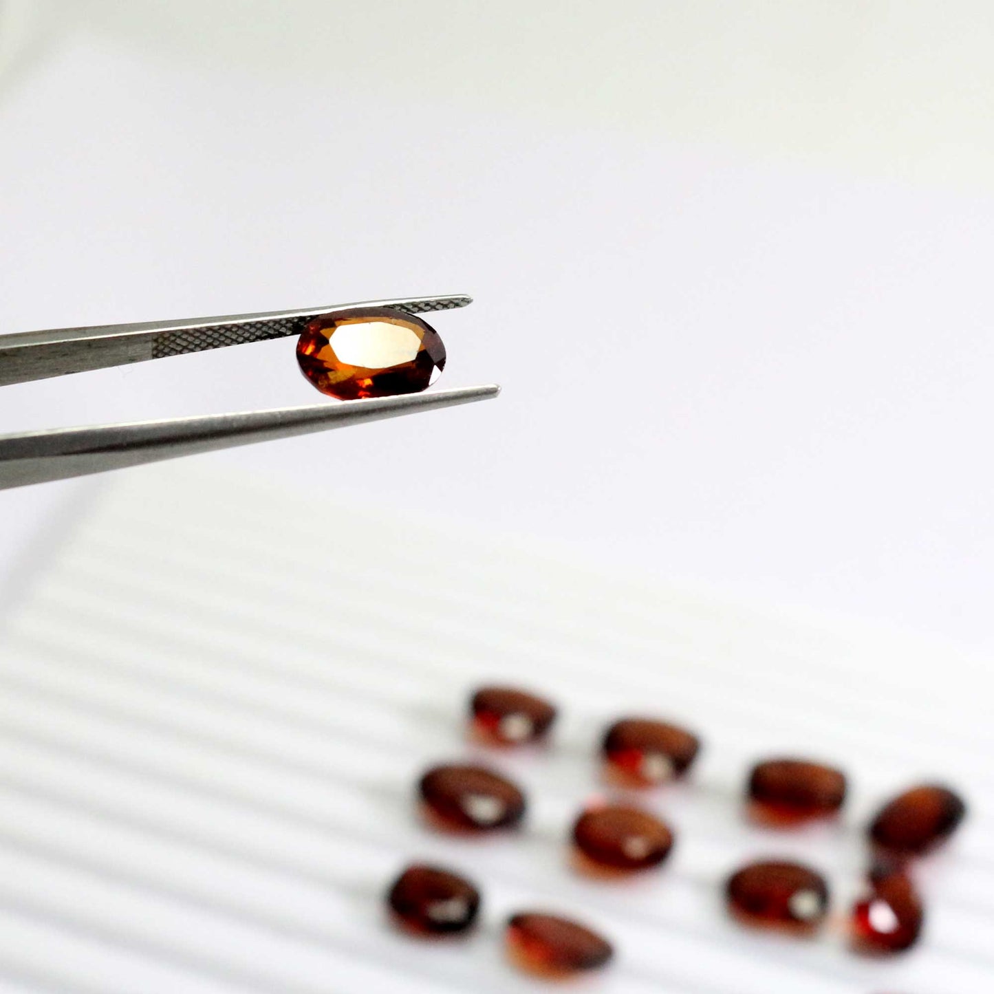 Natural Red Garnet 4x6 Oval Calibration Loose Gemstone