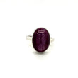 Natural Star Ruby Gemstone 925 Sterling Silver Ring | Paraiso Jewels