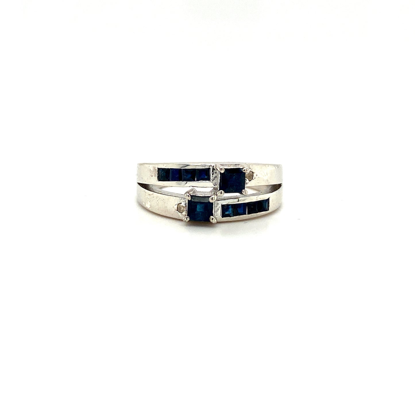 Natural Sapphire Gemstone 925 Sterling Silver Ring | Paraiso Jewels
