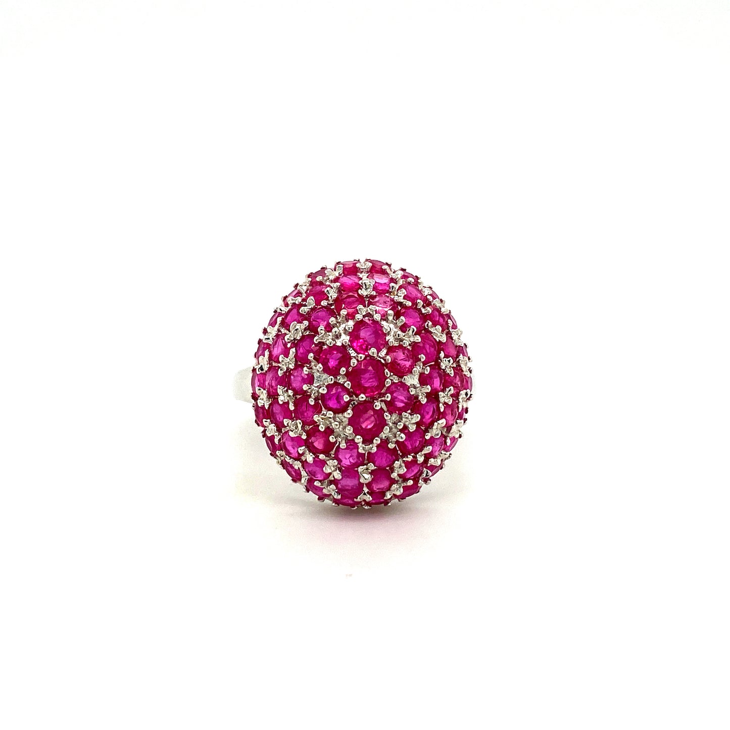 Natural Ruby Gemstone 925 Sterling Silver Ring | Paraiso Jewels