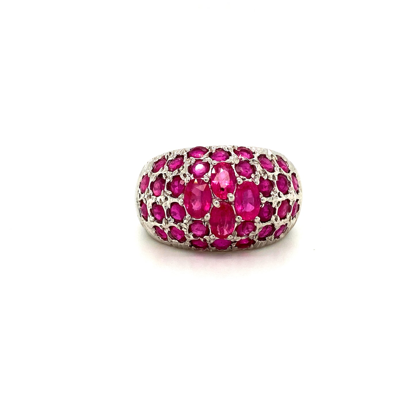 Natural Ruby Gemstone 925 Sterling Silver Ring | Paraiso Jewels