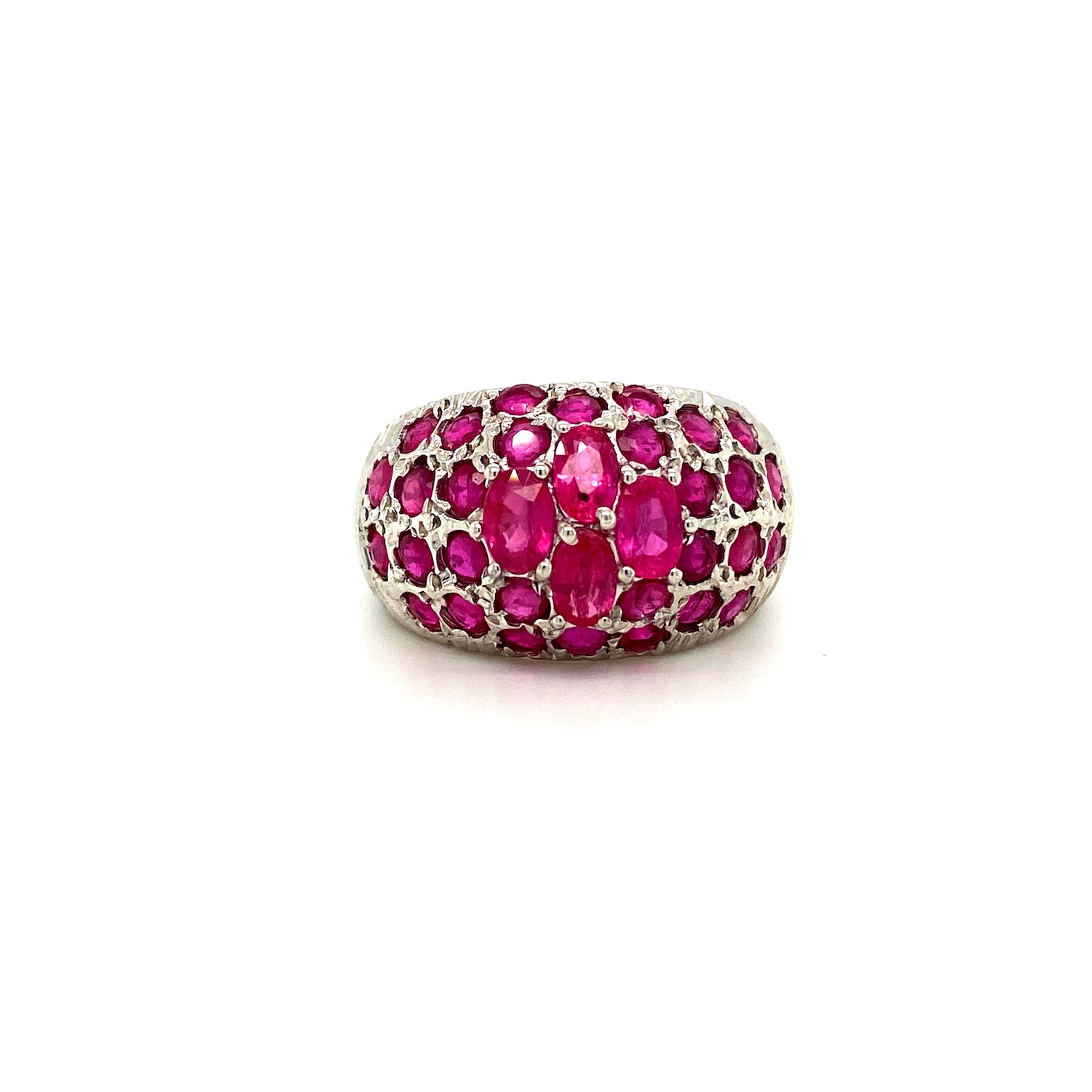 Natural Ruby Gemstone 925 Sterling Silver Ring | Paraiso Jewels