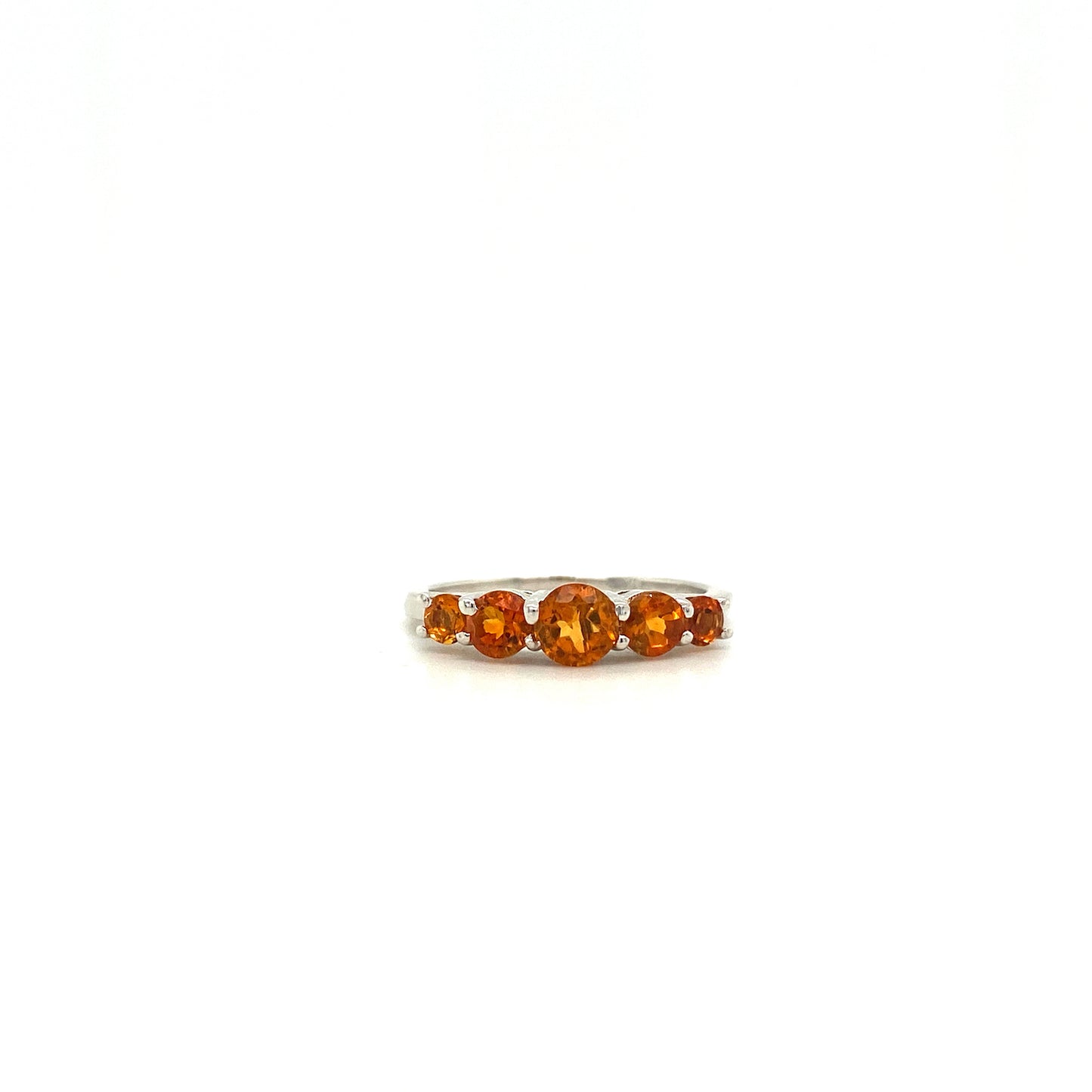 Natural Citrine Gemstone 925 Sterling Silver Ring | Paraiso Jewels