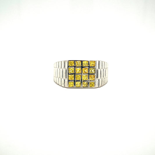 Natural Sapphire Gemstone 925 Sterling Silver Ring | Paraiso Jewels