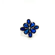 Natural Sapphire Gemstone 925 Sterling Silver Ring | Paraiso Jewels
