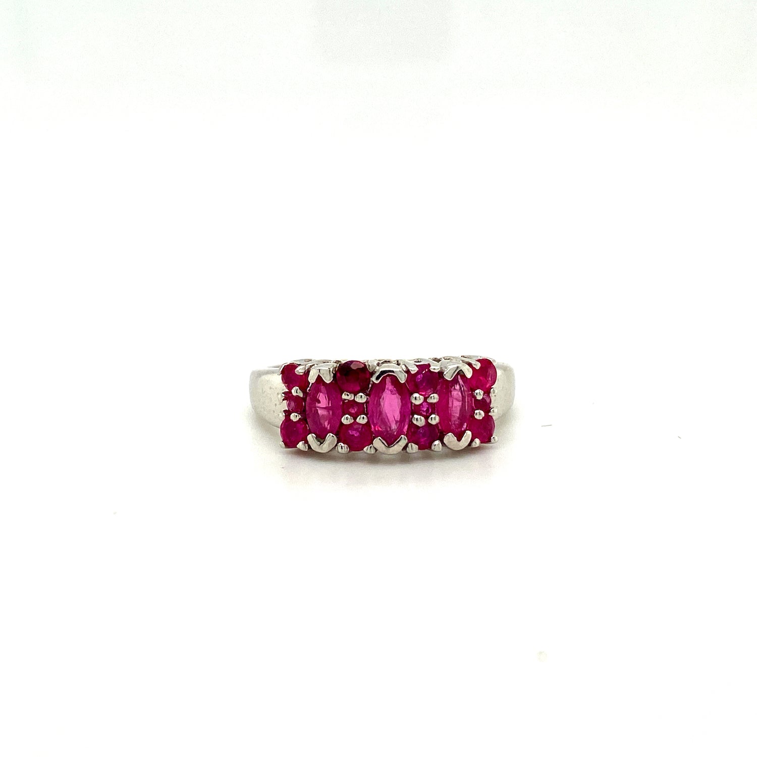 Natural Ruby Gemstone 925 Sterling Silver Ring | Paraiso Jewels