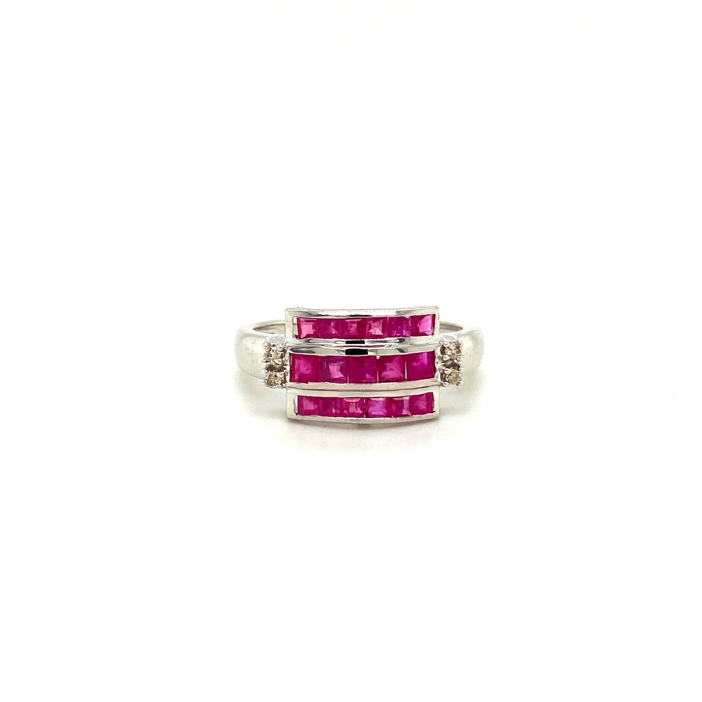 Natural Ruby Gemstone 925 Sterling Silver Ring | Paraiso Jewels