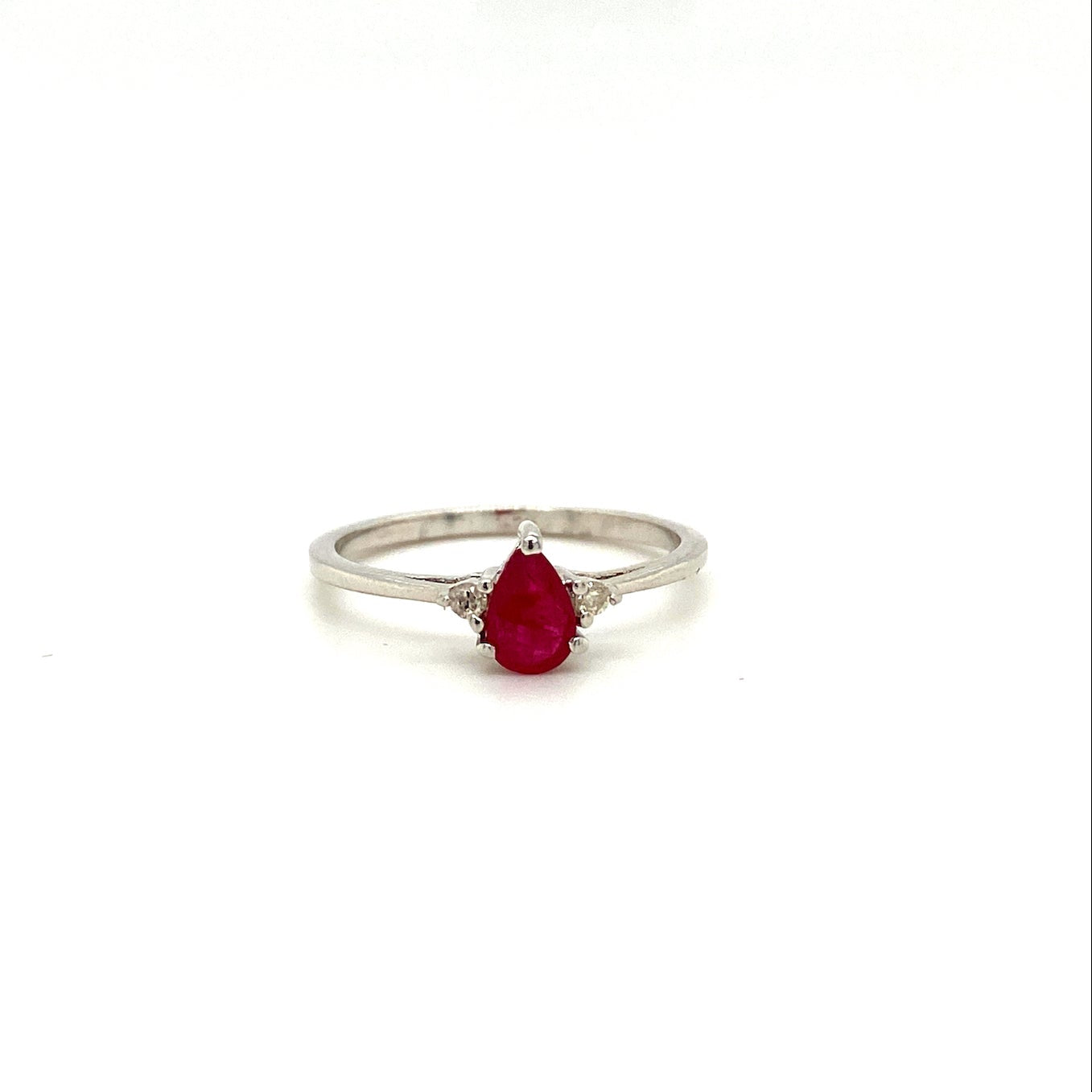 Natural Ruby Gemstone 925 Sterling Silver Ring | Paraiso Jewels