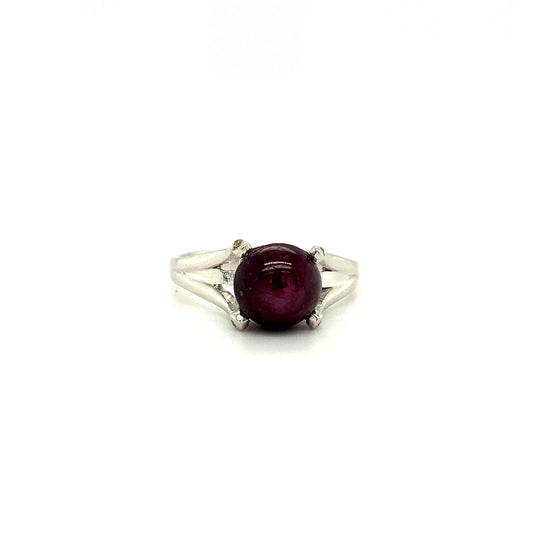 Natural Ruby Gemstone 925 Sterling Silver Ring | Paraiso Jewels