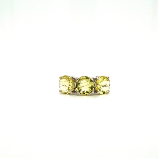 Natural Lemon Topaz Gemstone 925 Sterling Silver Ring | Paraiso Jewels